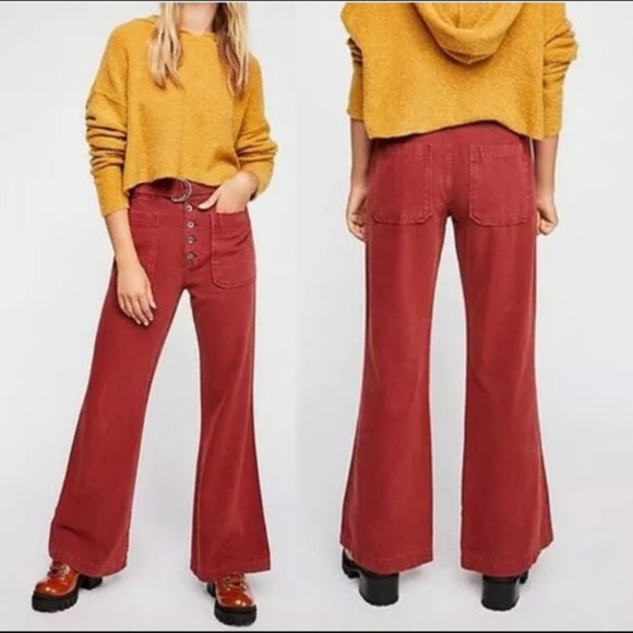 slim fit flare pants